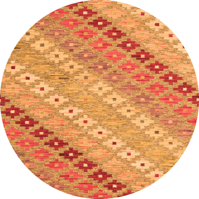 Machine Washable Southwestern Orange Country Area Rugs, wshcon2075org