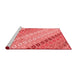 Country Red Washable Rugs