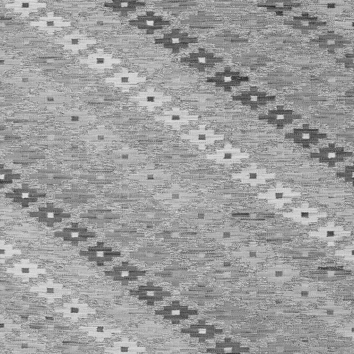 Serging Thickness of Southwestern Gray Country Rug, con2075gry