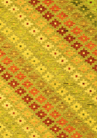 Southwestern Yellow Country Rug, con2075yw