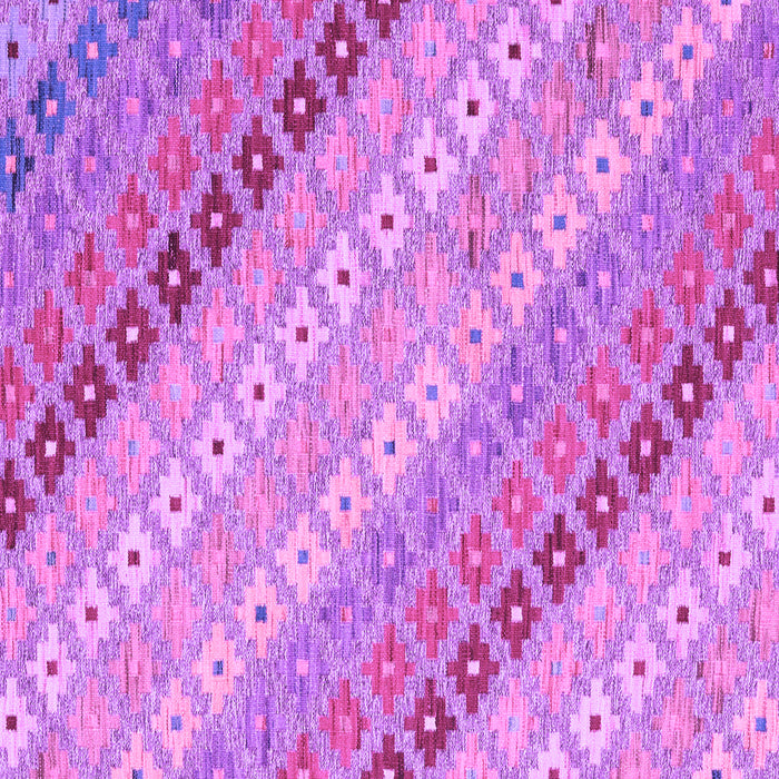 Square Southwestern Purple Country Rug, con2075pur