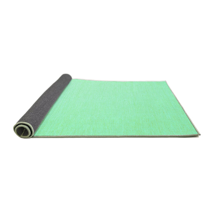 Sideview of Abstract Turquoise Contemporary Rug, con2076turq