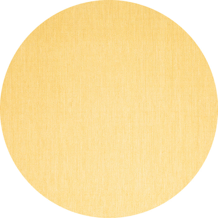 Round Machine Washable Abstract Brown Contemporary Rug, wshcon2076brn