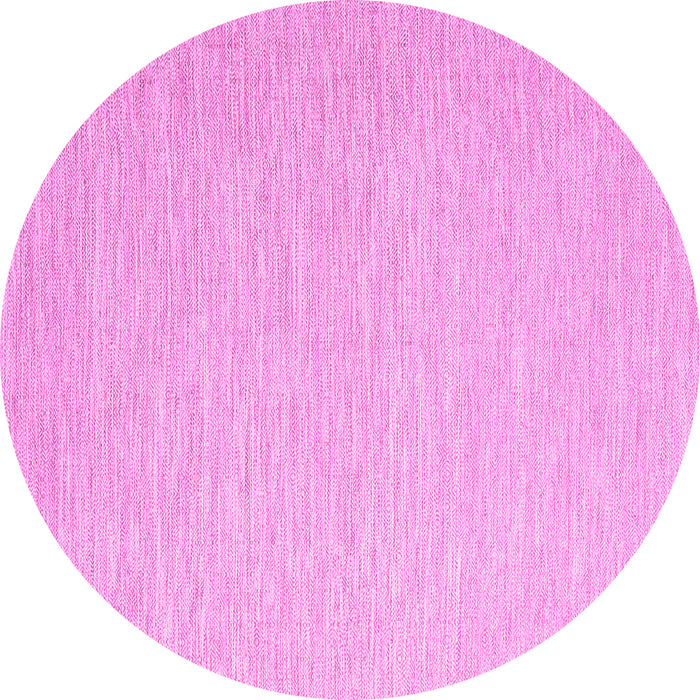 Round Machine Washable Abstract Pink Contemporary Rug, wshcon2077pnk