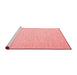 Contemporary Red Washable Rugs