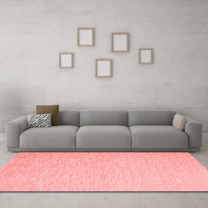 Contemporary Red Washable Rugs