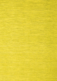 Abstract Yellow Contemporary Rug, con2077yw