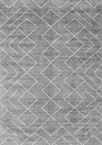 Abstract Gray Contemporary Rug, con2078gry