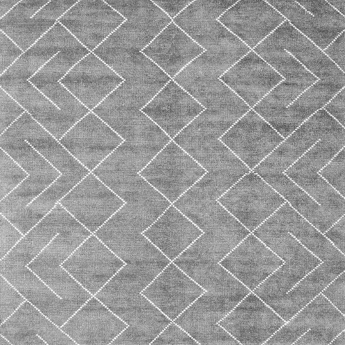 Abstract Gray Contemporary Rug, con2078gry