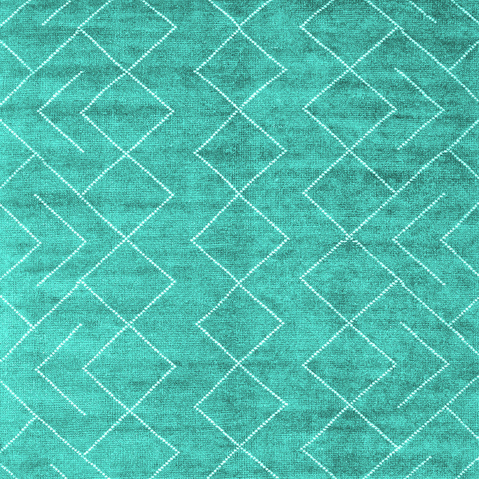 Abstract Turquoise Contemporary Rug, con2078turq