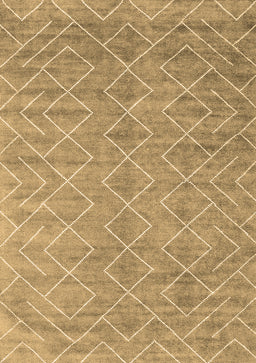Abstract Brown Contemporary Rug, con2078brn