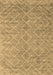 Abstract Brown Contemporary Rug, con2078brn