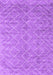 Abstract Purple Contemporary Rug, con2078pur