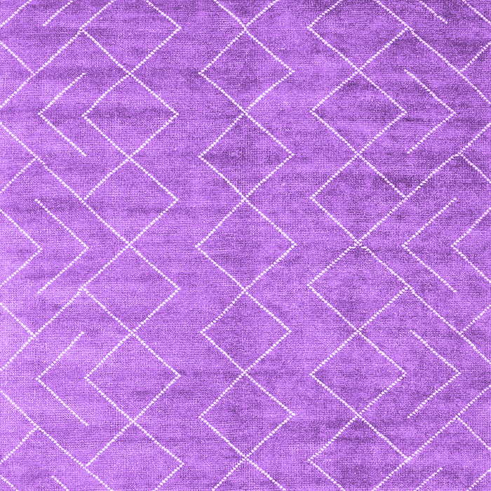 Abstract Purple Contemporary Rug, con2078pur