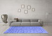 Machine Washable Abstract Blue Contemporary Rug in a Living Room, wshcon2078blu