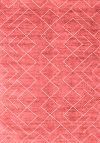 Abstract Red Contemporary Rug, con2078red