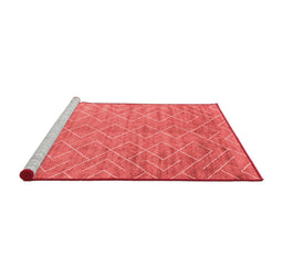 Contemporary Red Washable Rugs