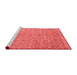 Contemporary Red Washable Rugs