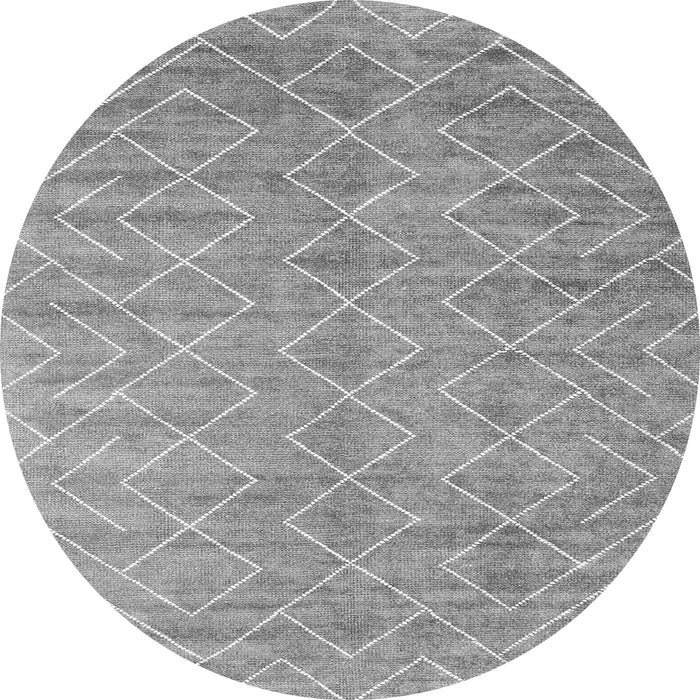 Machine Washable Abstract Gray Contemporary Rug, wshcon2078gry