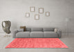 Contemporary Red Washable Rugs