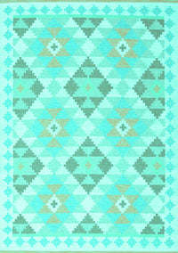 Southwestern Turquoise Country Rug, con2079turq