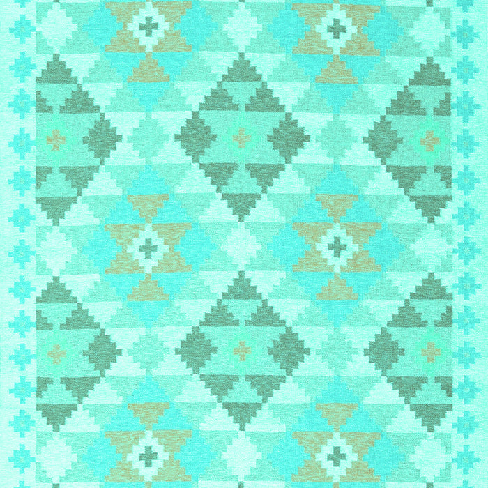 Southwestern Turquoise Country Rug, con2079turq