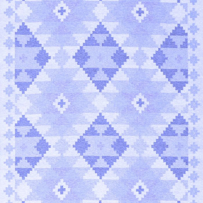 Southwestern Blue Country Rug, con2079blu