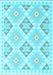 Southwestern Light Blue Country Rug, con2079lblu