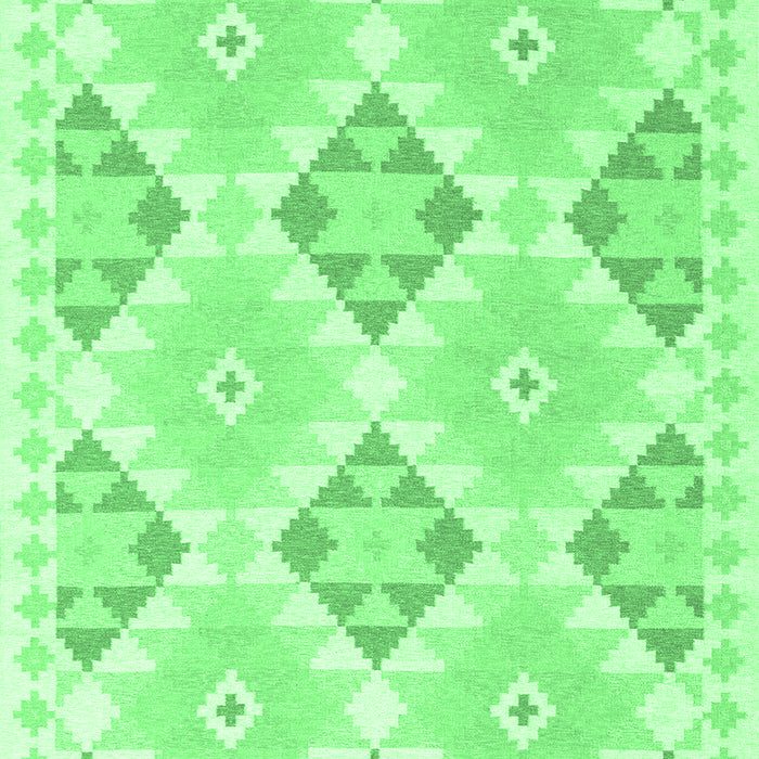 Southwestern Emerald Green Country Rug, con2079emgrn