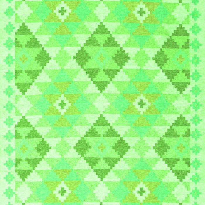 Southwestern Green Country Rug, con2079grn