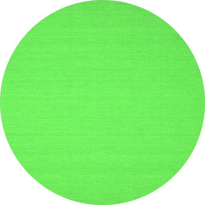 Square Solid Green Modern Rug, con207grn