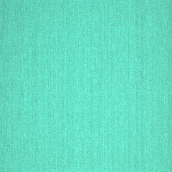 Square Machine Washable Solid Turquoise Modern Area Rugs, wshcon207turq