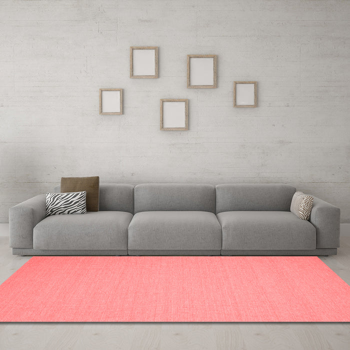 Modern Red Washable Rugs