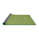 Thickness of Contemporary Green Modern Rug, con208