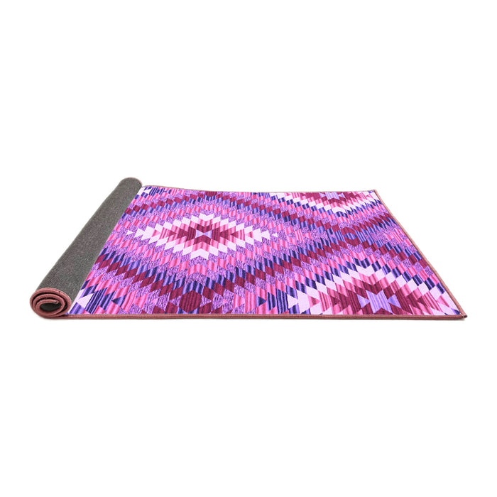 Sideview of Southwestern Purple Country Rug, con2080pur