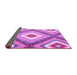 Sideview of Southwestern Purple Country Rug, con2080pur