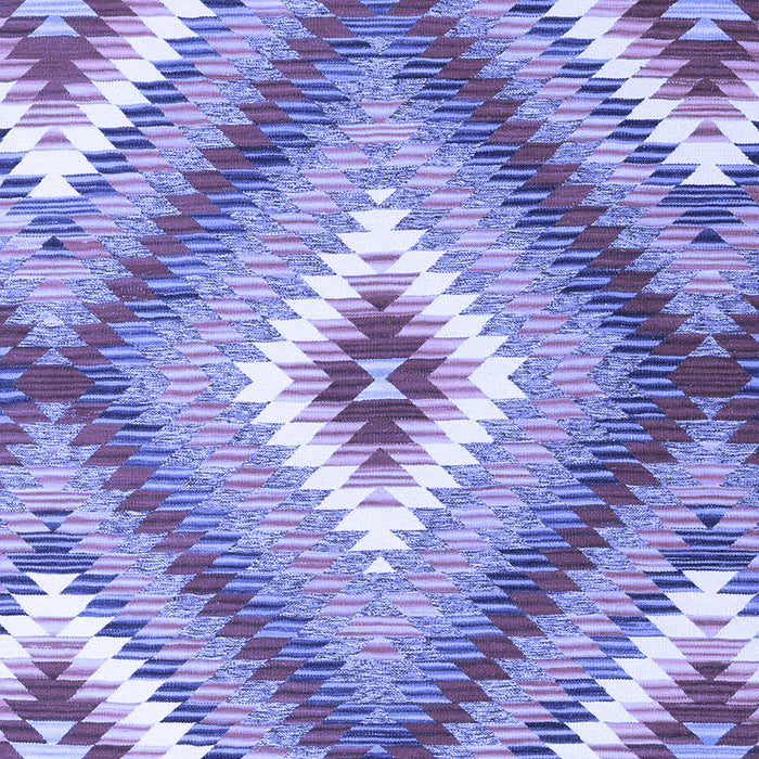 Machine Washable Southwestern Blue Country Rug, wshcon2080blu