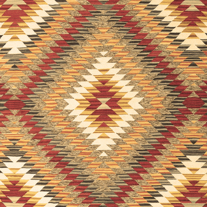 Machine Washable Southwestern Brown Country Rug, wshcon2080brn