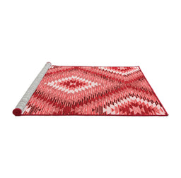 Country Red Washable Rugs