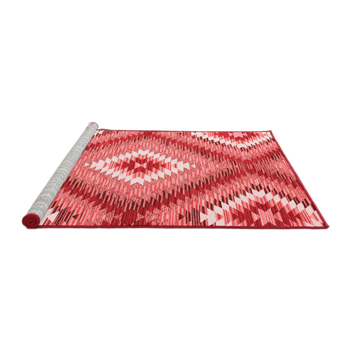 Country Red Washable Rugs
