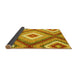 Sideview of Southwestern Yellow Country Rug, con2080yw