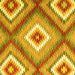 Square Southwestern Yellow Country Rug, con2080yw