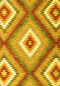 Southwestern Yellow Country Rug, con2080yw