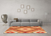 Machine Washable Southwestern Orange Country Rug, wshcon2080org