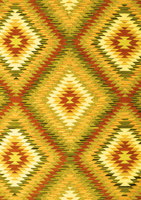 Southwestern Yellow Country Rug, con2081yw