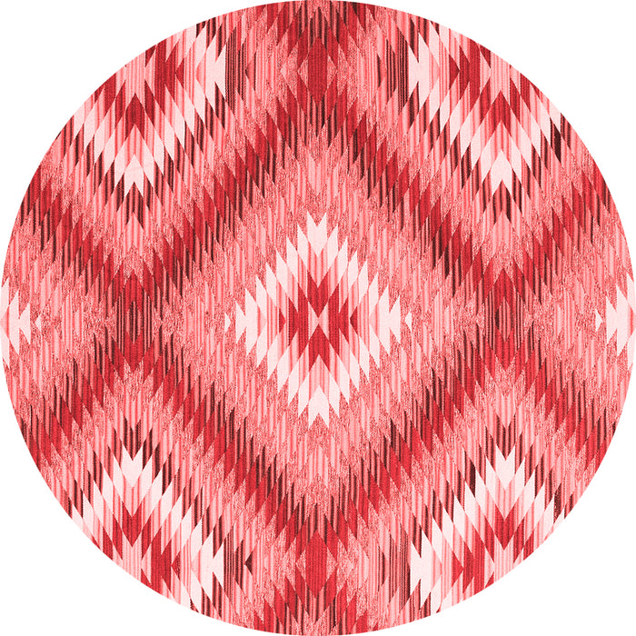 Machine Washable Southwestern Red Country Rug, wshcon2081red