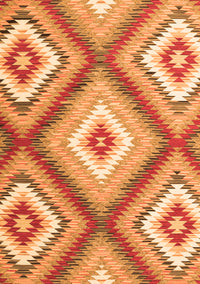 Southwestern Orange Country Rug, con2081org