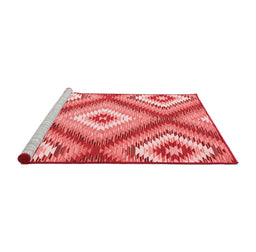 Country Red Washable Rugs