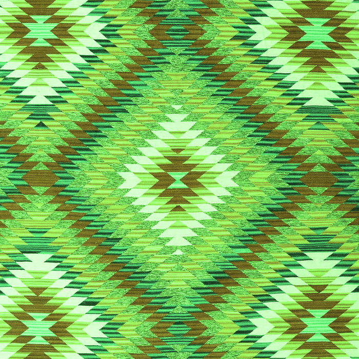 Southwestern Green Country Rug, con2081grn