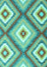 Southwestern Turquoise Country Rug, con2081turq